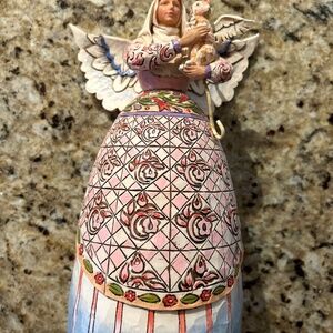 Jim Shore Angel with Cat